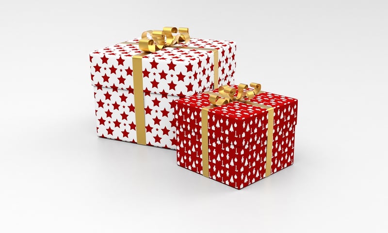 Upcycled gift wrap
